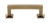 Grandeur Hardware -  Geneva 3" Brass Handle Pull on center in Vintage Brass - HPLGEN3 - 603485