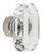 Grandeur Hardware - Baguette Clear Crystal 1-3/4" Cabinet Knob - Satin Nickel - CKBBCC45 - 800031