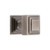 Grandeur Hardware -  Carre 1-1/4" Square Cabinet Knob with Carre Square Rosette in Antique Pewter - CKBCARCSQ - 800313