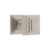 Grandeur Hardware -  Carre 1-1/4" Square Cabinet Knob with Carre Square Rosette in Satin Nickel - CKBCARCSQ - 804640
