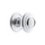 Grandeur Hardware -  Circulaire 1-3/8 Cabinet Knob with Georgetown Rosette in Bright Chrome - CKBGEOCIR - 804704