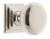 Grandeur Hardware -  Fifth Avenue 1-3/8 Cabinet Knob with Carre Square Rosette in Polished Nickel - CKBCARFAV - 804900