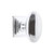 Grandeur Hardware -  Eden Prairie 1-3/4 Cabinet Knob with Carre Square Rosette in Bright Chrome - CKBCAREDN - 807168