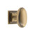 Grandeur Hardware -  Eden Prairie 1-3/4 Cabinet Knob with Carre Square Rosette in Vintage Brass - CKBCAREDN - 807637
