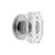 Grandeur Hardware -  Baguette Clear Crystal 1-3/4 Cabinet Knob with Georgetown Rosette in Bright Chrome - CKBGEOBCC45 - 808471