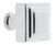 Grandeur Hardware -  Carre 1-1/4 Square Cabinet Knob in Bright Chrome - CKBCSQ - 853387