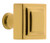 Grandeur Hardware -  Carre 1-1/4 Square Cabinet Knob in Lifetime Brass - CKBCSQ - 853389