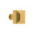 Grandeur Hardware -  Carre 1-1/4 Square Cabinet Knob in Lifetime Brass - CKBCSQ - 853389