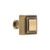 Grandeur Hardware -  Carre 1-1/4 Square Cabinet Knob in Vintage Brass - CKBCSQ - 853413
