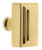 Grandeur Hardware -  Carre 1-3/4 Cabinet Knob in Polished Brass - CKBCAR - 853421