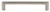 Grandeur Hardware -  Carre 6" Brass Handle Pull on center Satin Nickel - HPLCAR6 - 853457
