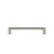 Grandeur Hardware -  Carre 6" Brass Handle Pull on center Satin Nickel - HPLCAR6 - 853457