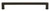 Grandeur Hardware -  Carre 8" Brass Handle Pull on center Timeless Bronze - HPLCAR8 - 853489