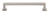Grandeur Hardware -  Geneva 6" Brass Handle Pull on center in Satin Nickel - HPLGEN6 - 853535