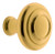 Grandeur Hardware -  Circulaire 1-3/8 Cabinet Knob in Lifetime Brass - CKBCIR - 853557