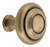 Grandeur Hardware -  Circulaire 1-3/8 Cabinet Knob in Vintage Brass - CKBCIR - 853569
