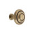 Grandeur Hardware -  Circulaire 1-3/8 Cabinet Knob in Vintage Brass - CKBCIR - 853569