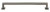 Grandeur Hardware -  Geneva 8" Brass Handle Pull on center in Antique Pewter - HPLGEN8 - 897299