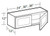 Ideal Cabinetry Sheffield Bianco Wall Cabinet - W2412-SBO