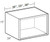 Ideal Cabinetry Sheffield Bianco Wall Cabinet - Without Doors - W302415ND-SBO