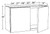 Ideal Cabinetry Sheffield Bianco Wall Cabinet - W3318-SBO