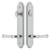 Grandeur Hardware - Arc Tall Plate Complete Entry Set with Georgetown Lever in Bright Chrome - ATPEXTGEO - 841075