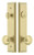Grandeur Hardware - Fifth Avenue Tall Plate Complete Entry Set with Fifth Avenue Knob in Satin Brass - FTPEXTFAV - 877630
