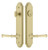 Grandeur Hardware - Arc Tall Plate Complete Entry Set with Georgetown Lever in Satin Brass - ATPEXTGEO - 878894