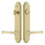Grandeur Hardware - Arc Tall Plate Complete Entry Set with Georgetown Lever in Satin Brass - ATPEXTGEO - 878895