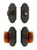 Grandeur Hardware - Arc Short Plate Entry Set with Baguette Amber Crystal Knob in Timeless Bronze - ASPEXTBAC - 885166