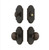Grandeur Hardware - Arc Short Plate Entry Set with Fifth Avenue Knob in Timeless Bronze - ASPEXTFVK - 885436