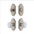 Grandeur Hardware - Arc Short Plate Entry Set with Hyde Park Knob in Satin Nickel - ASPEXTHPK - 885459
