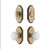 Grandeur Hardware - Arc Short Plate Entry Set with Hyde Park Knob in Vintage Brass - ASPEXTHPK - 885461