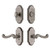 Grandeur Hardware - Arc Short Plate Entry Set with Newport Lever in Antique Pewter - ASPEXTNEW - 885738