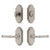Grandeur Hardware - Arc Short Plate Entry Set with Soleil Lever in Satin Nickel - ASPEXTSOL - 885771