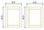 ROC Cabinetry Escada Dove Door Panel - ROC-ED-BDD24A