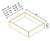 ROC Cabinetry Glossy White Roll Out - ROC-GW-ACCESSORIES-RD3027S