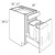 JSI Cabinetry Amesbury Mist Recessed Kitchen Cabinet - B21SFTTR-DMK-AMR