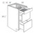 JSI Cabinetry Amesbury Mist Recessed Kitchen Cabinet - DB15CTRY-AMR