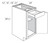 JSI Cabinetry Dover Truffle Kitchen Cabinet - B12STRY-DT