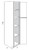 JSI Cabinetry Dover Driftwood Kitchen Cabinet - WP1890-DD