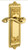 Grandeur Hardware - Windsor Plate Passage with Portofino Lever in Polished Brass - WINPRT - 808277