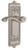 Grandeur Hardware - Windsor Plate Passage with Portofino Lever in Satin Nickel - WINPRT - 808279