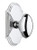 Grandeur Hardware - Arc Short Plate Passage with Eden Prairie Knob in Bright Chrome - ARCEDN - 820994