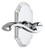 Grandeur Hardware - Arc Plate Passage with Portofino Lever in Bright Chrome - ARCPRT - 821070
