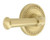 Grandeur Hardware - Newport Rosette Single Dummy with Georgetown Lever in Satin Brass - NEWGEO - 832795
