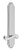 Grandeur Hardware - Arc Tall Plate Passage with Newport Lever in Bright Chrome - ATPNEW - 836015
