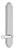 Grandeur Hardware - Arc Tall Plate Single Dummy with Georgetown Lever in Bright Chrome - ATPGEO - 836254