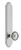 Grandeur Hardware - Arc Tall Plate Double Dummy with Soleil Knob in Bright Chrome - ATPSOL - 836511