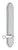 Grandeur Hardware - Arc Tall Plate Double Dummy with Georgetown Lever in Bright Chrome - ATPGEO - 836610